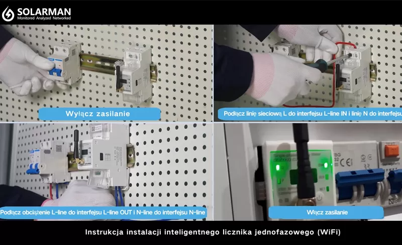 Instrumkcja Wprowadzenia I installacji Inteligentnego Licznika SOLARMAN