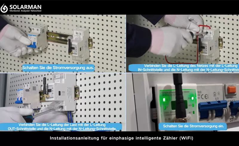 Introducao E Guia De installacua Do Medidor Inteligente SOLARMAN
