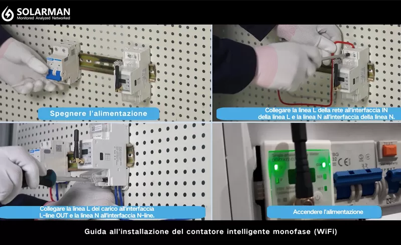 Introduzione E Guida All'installazione bello Smart Meter SOLARMAN