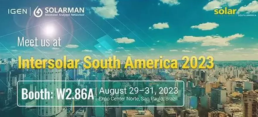 Invito alla mostra Intersolar del sud America di SOLARMAN
