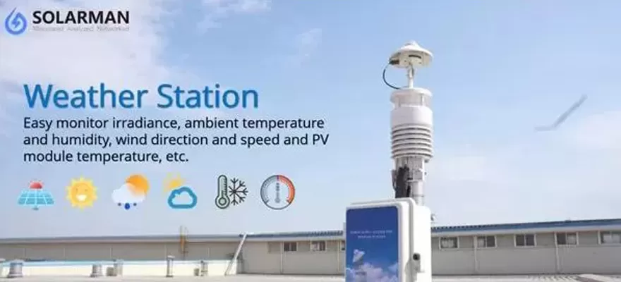 Stazione meteorologica piena di tecnologia