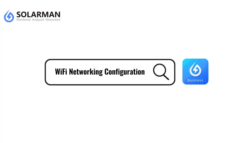 SOLARMAN Business APP configurazione di rete WiFi