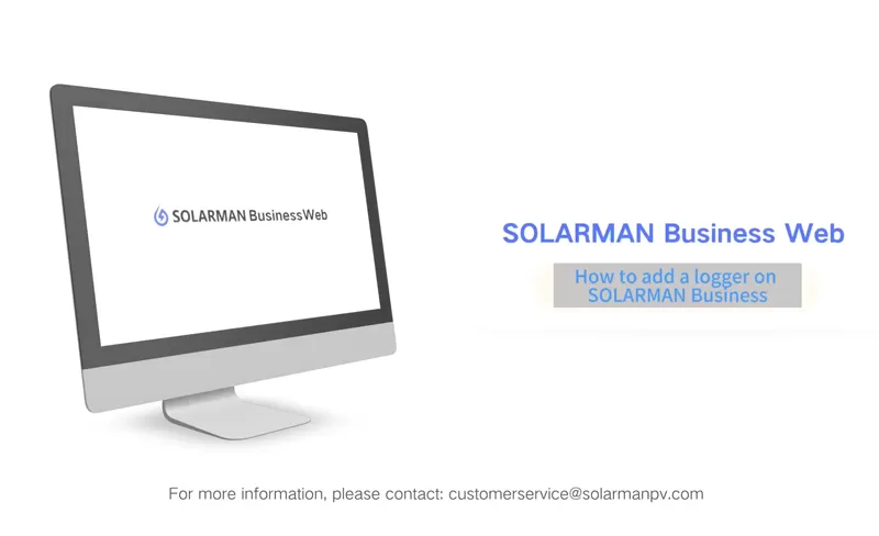 SOLARMAN Business Web WiFi configurazione di rete