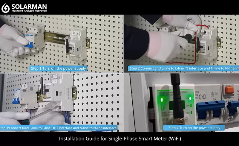 SOLARMAN Smart Meter guida per l'introduzione e l'installazione