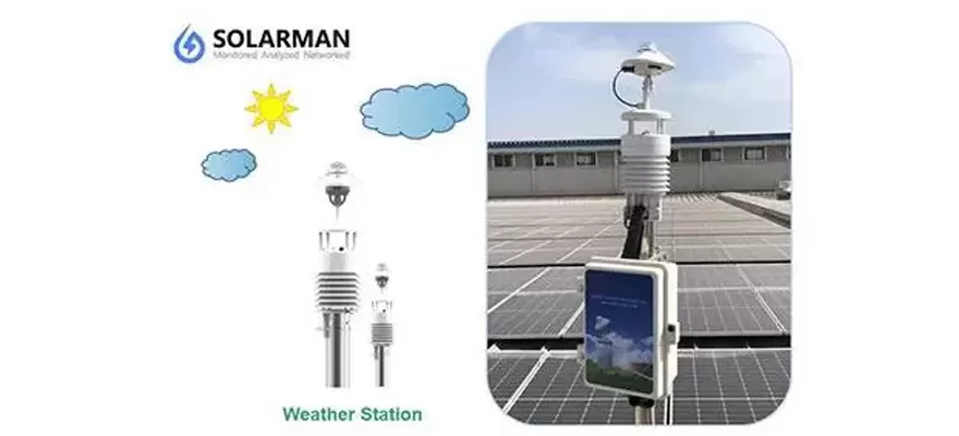Stazione meteorologica SOLARMAN-ufficiale di intelligenza per sistema fotovoltaico